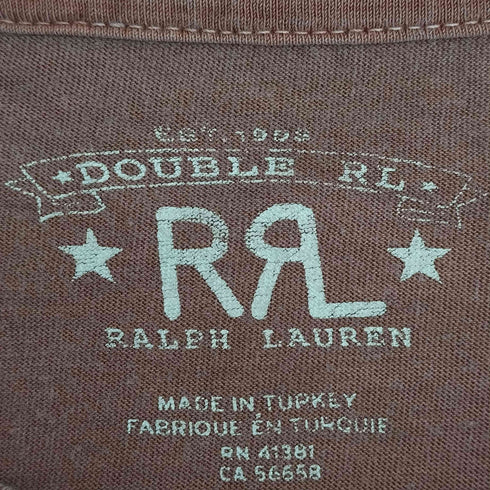 ダブルアールエルラルフローレン RRL RALPH LAUREN ポケット クルーネック Tシャツ メンズ import:L