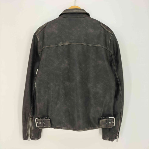 ザラ ZARA グラデーション フェイクレザー ジャケット メンズ import:S