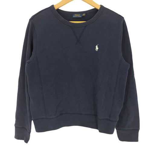 ポロラルフローレン POLO RALPH LAUREN ポニー刺繍 前V クルーネックスウェット レディース import:M