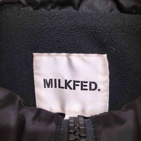 ミルクフェド MILKFED. 裏地フリース ジップアップジャケット レディース import:S