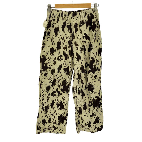 ニコアンド niko and... プリントコーデュロイパンツ カウ柄 レディース FREE