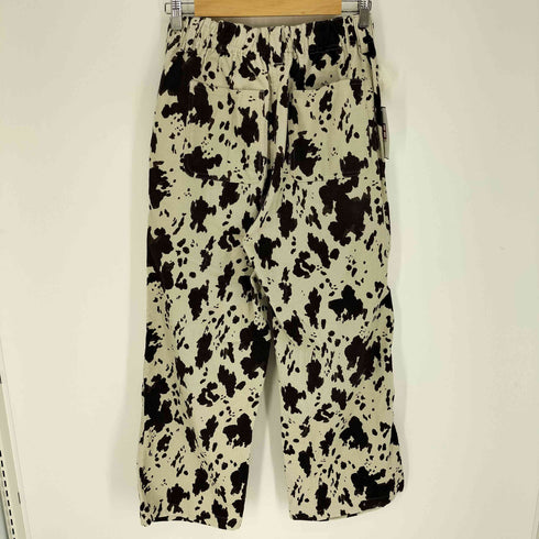 ニコアンド niko and... プリントコーデュロイパンツ カウ柄 レディース FREE