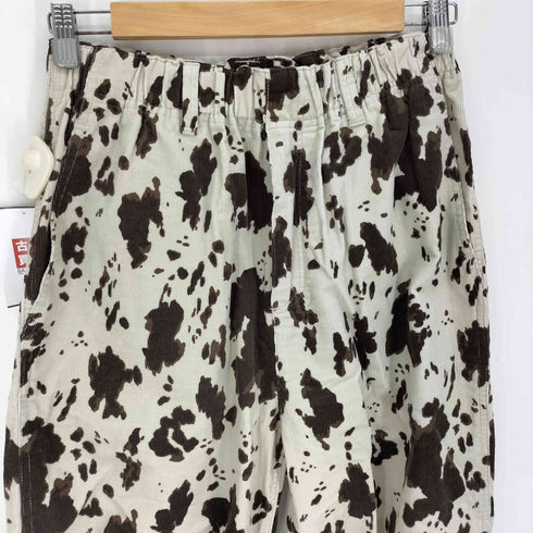 ニコアンド niko and... プリントコーデュロイパンツ カウ柄 レディース FREE