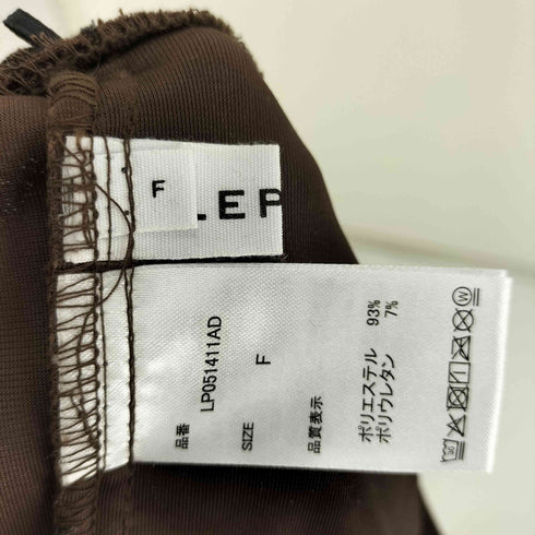 レプシム LEPSIM イージーベロアパンツ レディース FREE