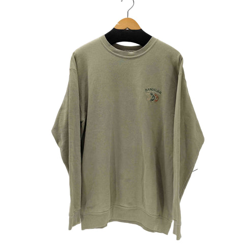 オニータ ONEITA 90S USA製 POWER-SWEAT BANDELIER ネイティブ シャドーマン 刺繍 ヘビーウェイト スウェット トレーナー メンズ import:M