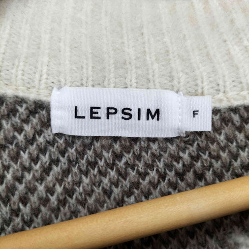 レプシム LEPSIM グラデーションニット チュニック レディース FREE
