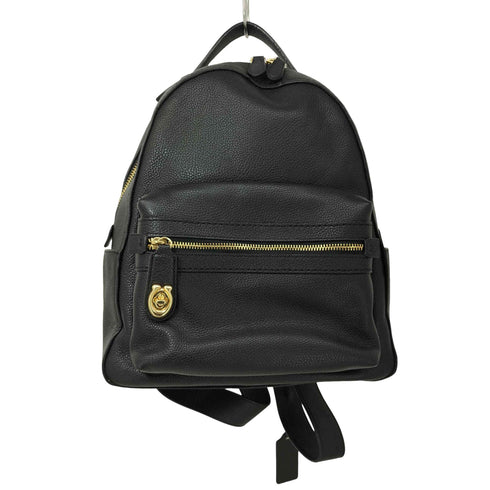 コーチ COACH ターンロック ポリッシュド ペブル レザー リュック レディース