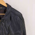 袖リブ付き COW LEATHER JACKET 牛革 レザージャケット メンズ