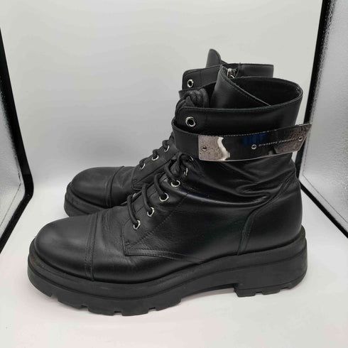 ジュゼッペザノッティ GIUSEPPE ZANOTTI イタリア製 Ruger レザー コンバット ブーツ メンズ EUR:39