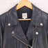 ギャップ Gap lamb leather ラムレザーダブルライダースジャケット レディース L