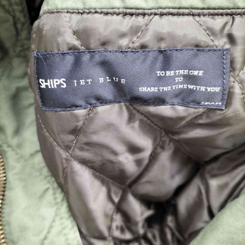 シップスジェットブルー SHIPS JET BLUE 裏地キルティング 2WAY ミリタリージャケット メンズ JPN:S