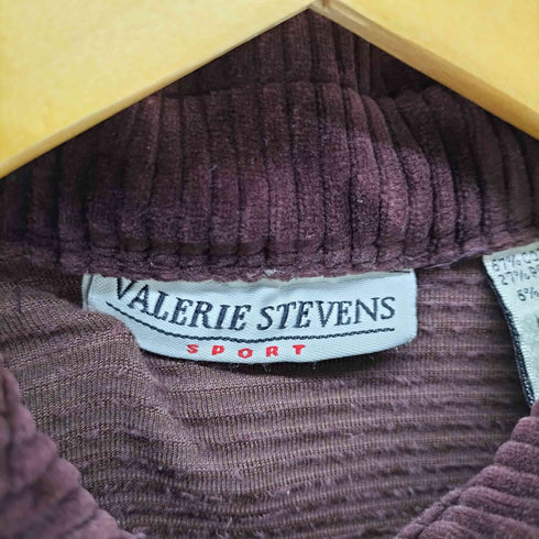 VALERIE STEVENS 90s コーデュロイハーフジッププルオーバー メンズ JPN:S