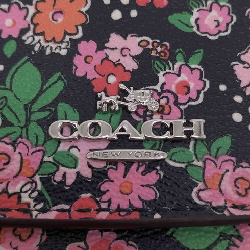 コーチ COACH フラワープリント 長財布 レディース