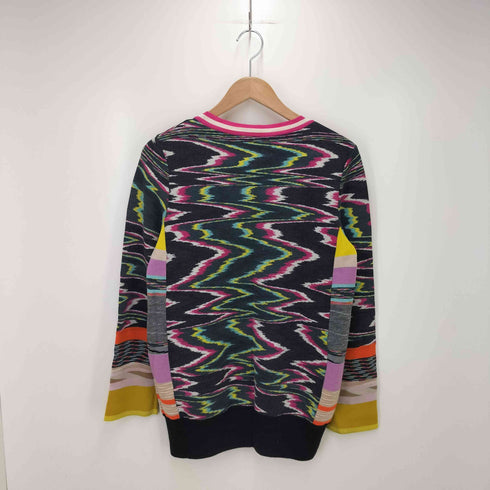ミッソーニ MISSONI 総柄 クルーネックニット レディース