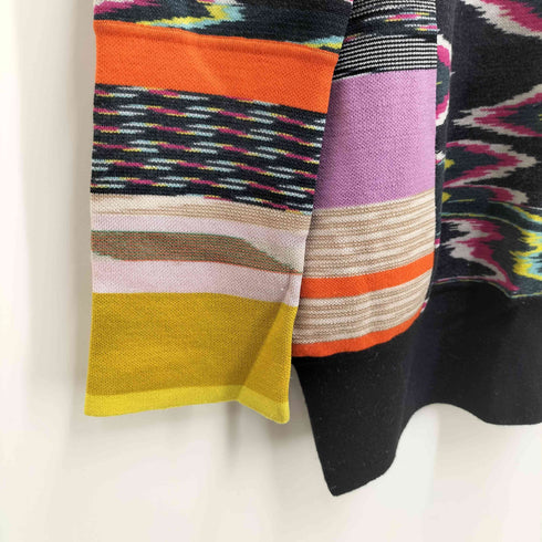 ミッソーニ MISSONI 総柄 クルーネックニット レディース