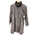 LAMB LEATHER & Real Fur Balmacaan Long Coat 羊革 ラムレザー 襟リアルファー バルマカーン ステンカラー ロング コート レディース import:L