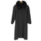 ピュア カシミヤ pure cashmere PURE CASHMERE 100% & Real Fur Balmacaan Coat ピュア カシミア 100% 襟リアルファー バルマカーン ステンカラー ロング コート 比翼 レディース 11