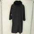 ピュア カシミヤ pure cashmere PURE CASHMERE 100% & Real Fur Balmacaan Coat ピュア カシミア 100% 襟リアルファー バルマカーン ステンカラー ロング コート 比翼 レディース 11