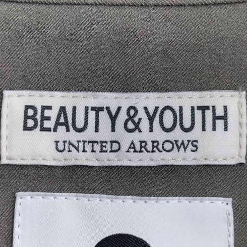 ビューティーアンドユースユナイテッドアローズ BEAUTY & YOUTH UNITED ARROWS 25ss KOMATSU PACK オーバー キャンプカラー シャツ FORM型 セットアップ対応 撥水機能 メンズ JPN:L