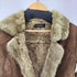 Real Fur 100%& Real Leather Mouton Jacket リアルファー & 本革 リアルレザー ムートン ジャケット ブルゾン レディース import:M