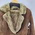 Real Fur 100%& Real Leather Mouton Jacket リアルファー & 本革 リアルレザー ムートン ジャケット ブルゾン レディース import:M