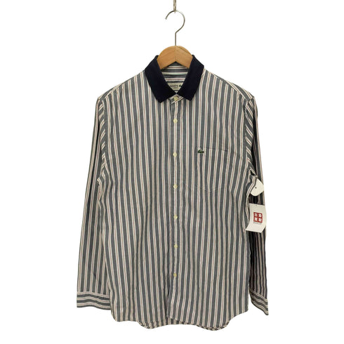 ラコステ LACOSTE slim fit ボタンダウン ストライプシャツ メンズ 39