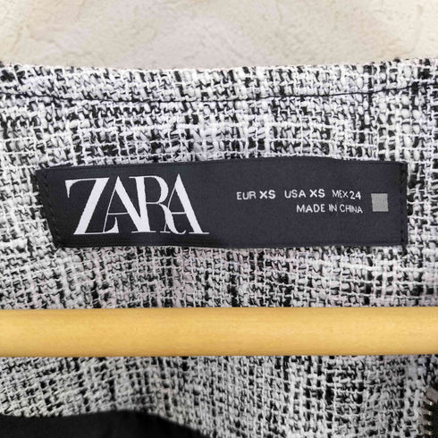 ザラ ZARA ストラクチャーボンバージャケット レディース import:XS