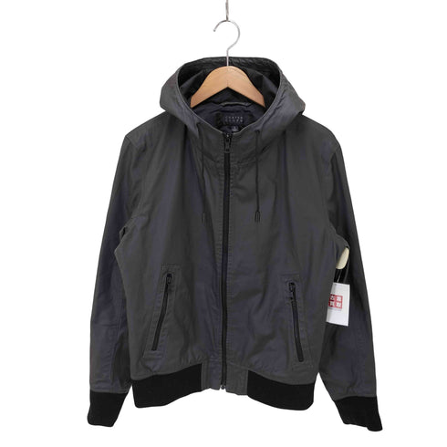 coated cloth コーティング加工 フーディ― ジャケット Y2K メンズ JPN:L
