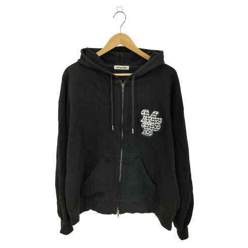 マイシュガーベイブ My Sugar Babe / MSB Assort appliqué zip hoodie ダブルジップ パーカー レディース import:L