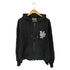 マイシュガーベイブ My Sugar Babe / MSB Assort appliqué zip hoodie ダブルジップ パーカー レディース import:L