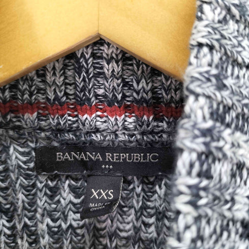 バナナリパブリック BANANA REPUBLIC 霜降り コットンドライバーズニット メンズ XXS