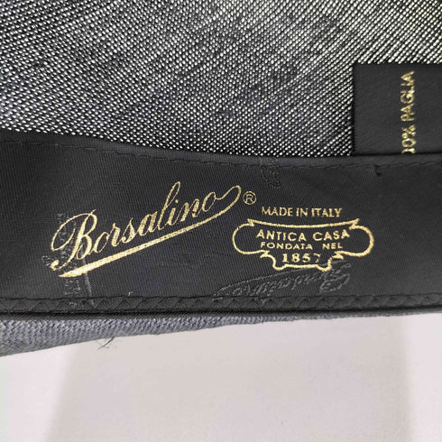 ボルサリーノ Borsalino ストローハット メンズ 59
