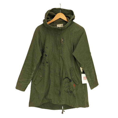 スカラー ScoLar フロントプリント モッズコート レディース JPN:M