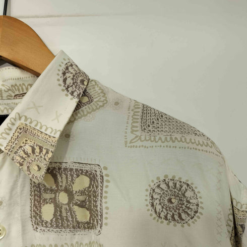 MOMENTI UOMO イタリア製 S/S 総柄シャツ メンズ