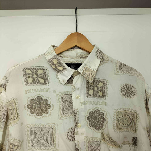 MOMENTI UOMO イタリア製 S/S 総柄シャツ メンズ