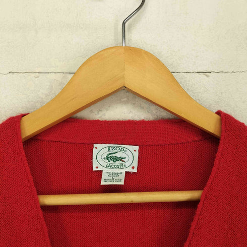 アイゾッドラコステ IZOD LACOSTE 80s USA製 カーディガン メンズ L