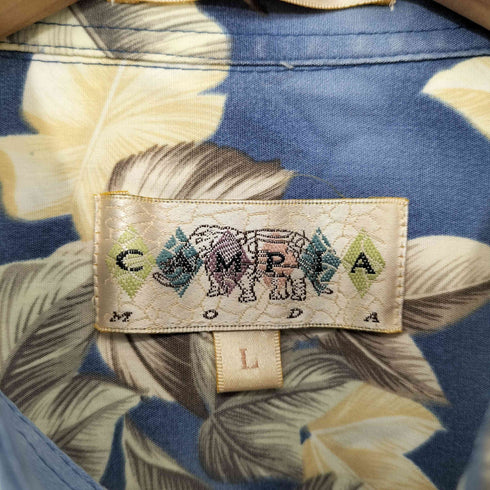 カンピアモダ CAMPIA MODA S/S アロハシャツ メンズ import:L