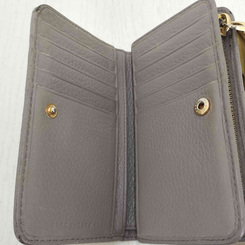 マークジェイコブス MARC JACOBS ジップラウンド コンパクト レザーウォレット レディース