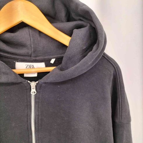 ザラ ZARA クロップドフィットフーディ メンズ import:XL