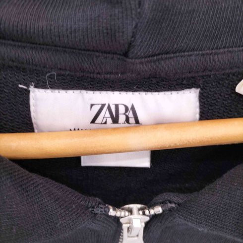 ザラ ZARA クロップドフィットフーディ メンズ import:XL