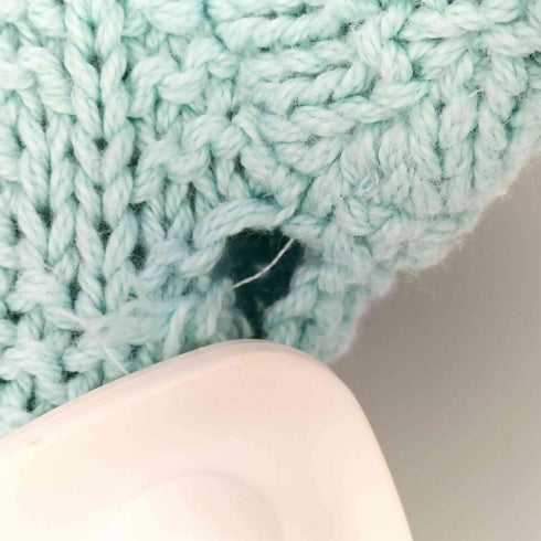 エディーバウアー Eddie Bauer 70-80S USA製 コットン ケーブル編みニット メンズ import:XL