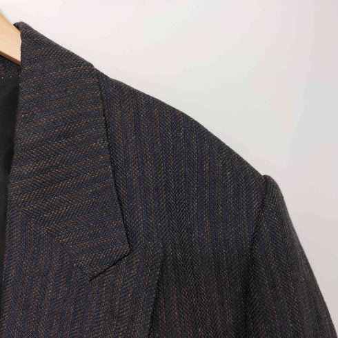 ドリスヴァンノッテン DRIES VAN NOTEN リネン混 ウールダブルテーラードジャケット メンズ import:L