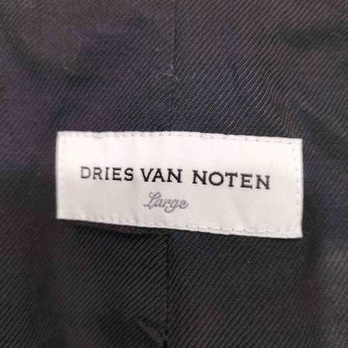 ドリスヴァンノッテン DRIES VAN NOTEN リネン混 ウールダブルテーラードジャケット メンズ import:L