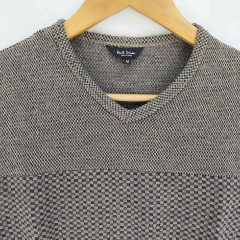 ポールスミスコレクション Paul Smith COLLECTION 格子柄 ウールニット メンズ import:M