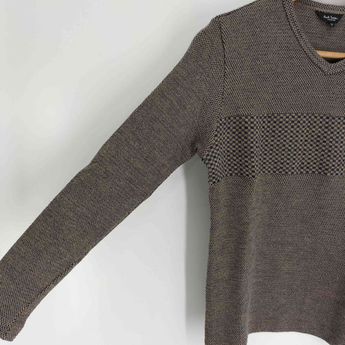 ポールスミスコレクション Paul Smith COLLECTION 格子柄 ウールニット メンズ import:M
