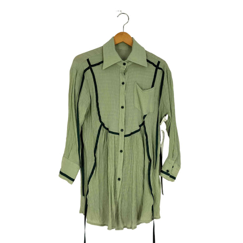 LA POMME petit ミントグリーンギャザーリボンワンピース レディース JPN:L