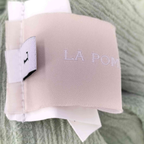 LA POMME petit ミントグリーンギャザーリボンワンピース レディース JPN:L