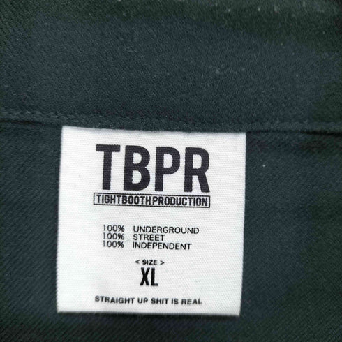 タイトブースプロダクション TBPR TIGHTBOOTH PRODUCTION × KILLER-BONG black smoker wool jkt メンズ XL