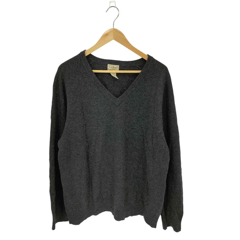 エルエルビーン L.L.Bean 90-2000s ラムウール Vネック ニット メンズ import:L