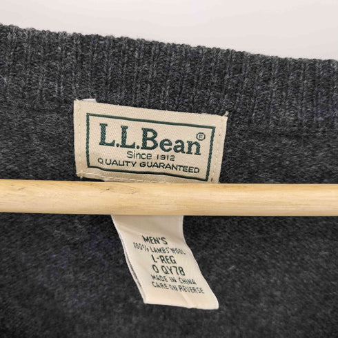 エルエルビーン L.L.Bean 90-2000s ラムウール Vネック ニット メンズ import:L